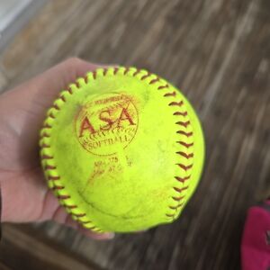 Yellow ASA Softball